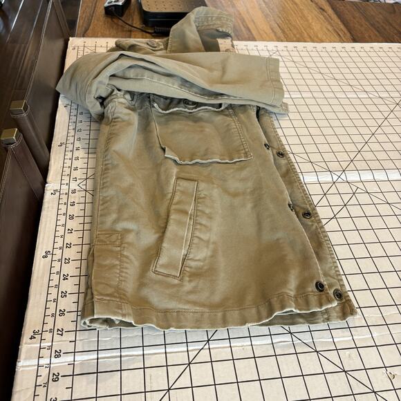 Vintage Old Navy Chore Coat Jacket Mens Lrg Work Canvas Utility Pockets Tan Y2K - Picture 15 of 16